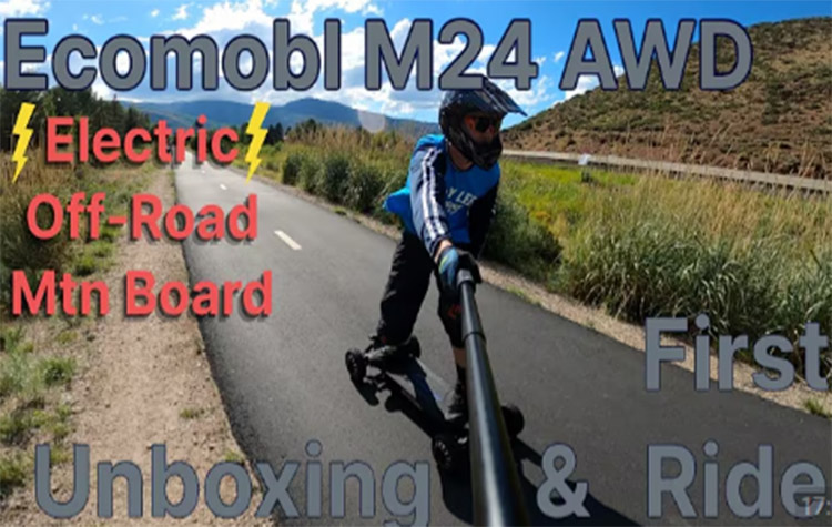 off road skateboard for sale ecomobl m24