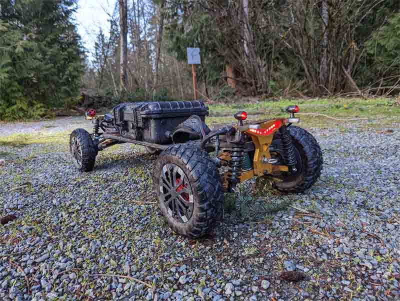 All Terrain 4x4 Skateboar,4WD Electric Skateboard