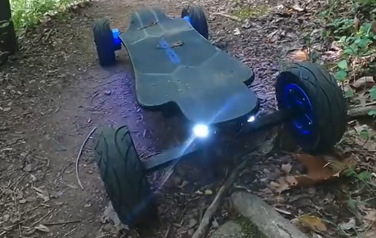 It looks as if the ET electric longboard is not suitable for off-road use