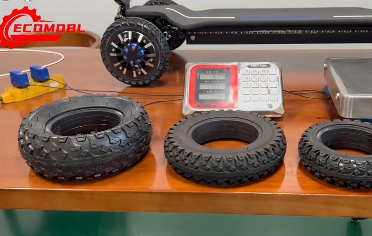 What is the different between airless tires and  pneumatic tires for the mountainboard?