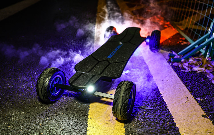 electric skateboard with remote ecomobl et