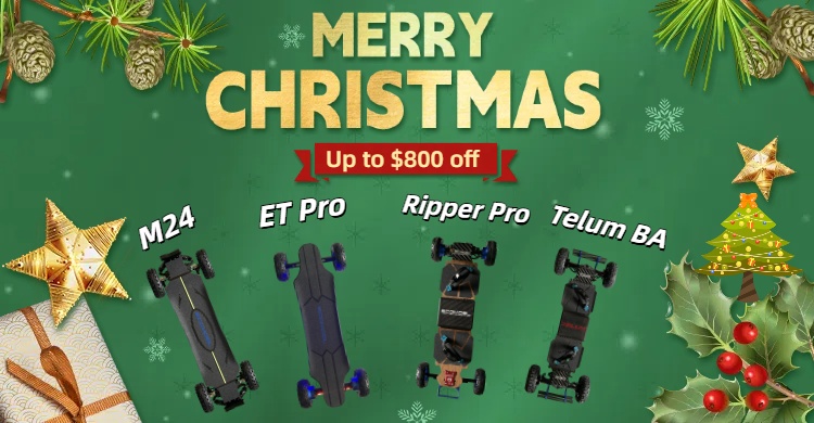 Make This Christmas Extraordinary: Get the Best Electric Skateboard at an Unbeatable Price!